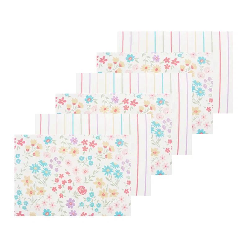 Ophelia & Co. Bunnies & Blooms Placemat Set of 6 (Set of 6)