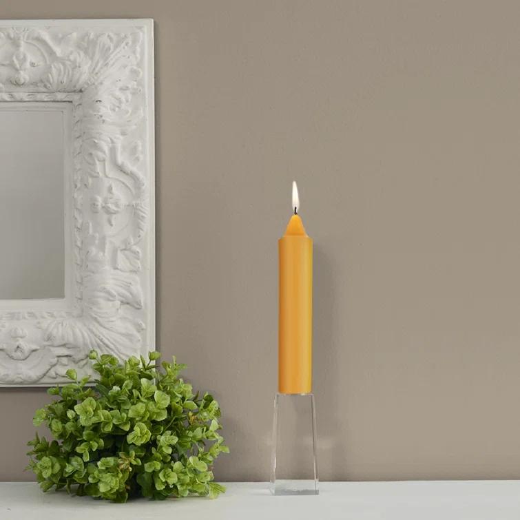 Smooth Collenette Unscented Taper Candle (Set of 4)