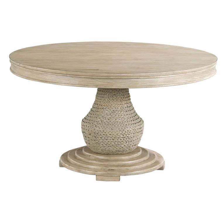 August Grove® Dealmeida Oak Round Dining Table