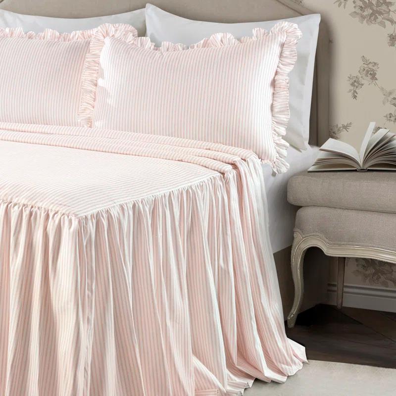 Lush Decor Reyna Microfiber Reversible 3 Piece Bedspread Set