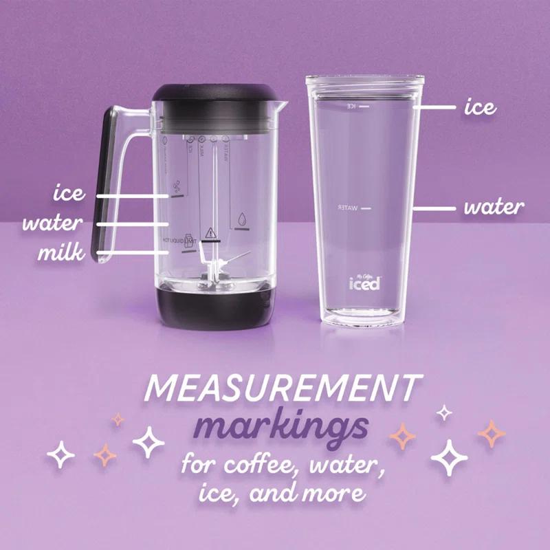 Mr. Coffee 2149282 Mr. Coffee Single-Serve Iced And Hot Coffee Maker And Blender With 2 Tumblers