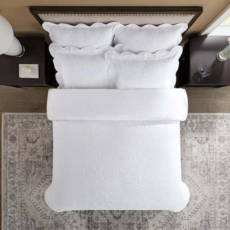 Historic Charleston Historic Charleston Charleston Estate Sham, Scalloped Pillow Cover, Single