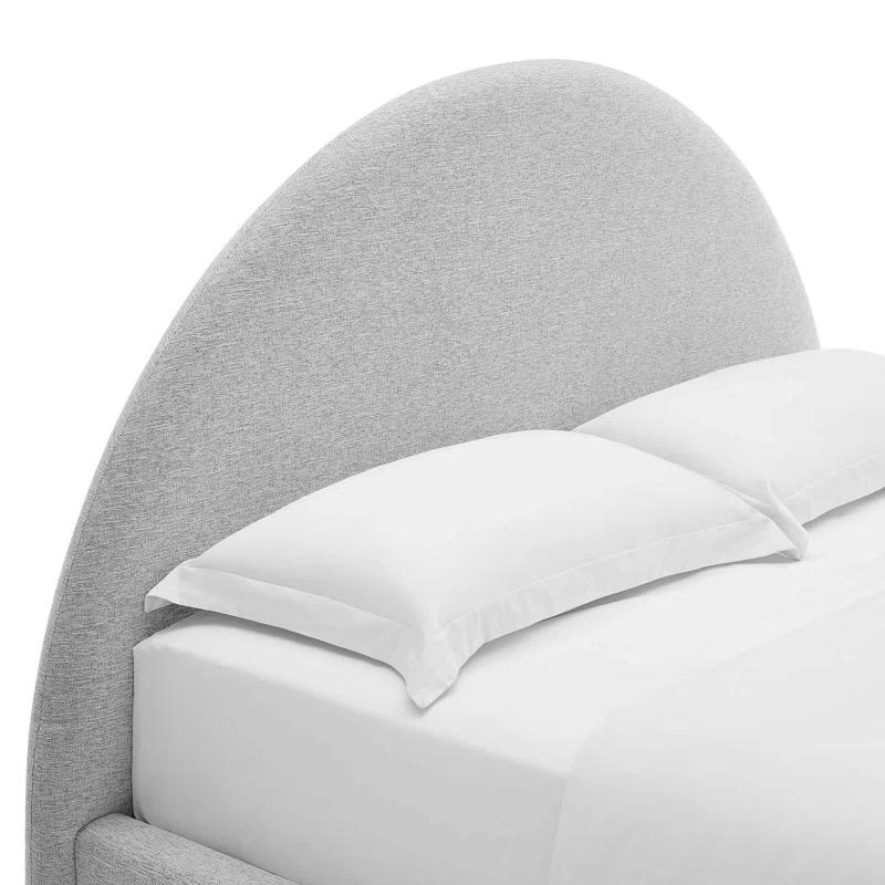 Modway Resort Performance Velvet Arched Round Platform Bed