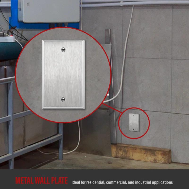 No Subject 1 - Gang Blank Standard Wall Plate