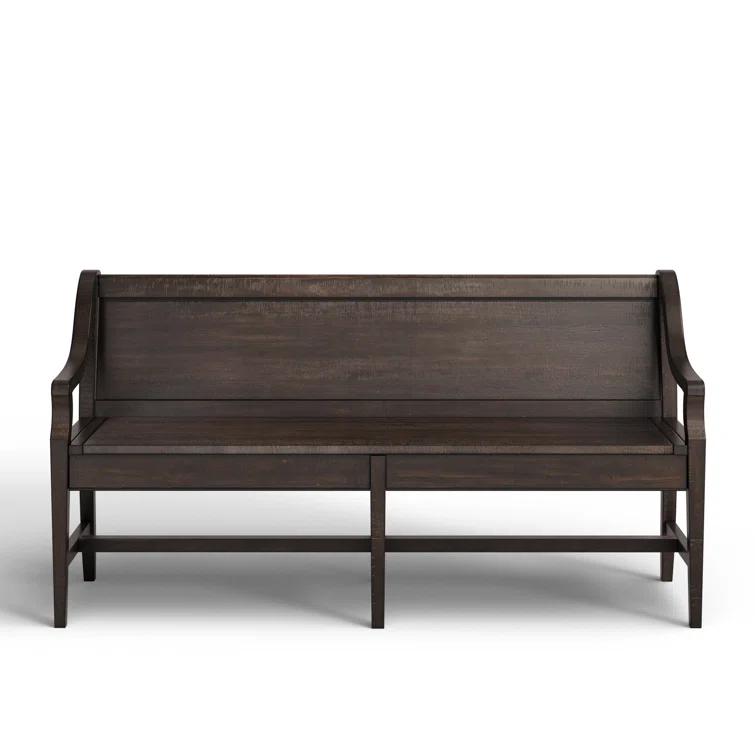 Tama Wood Bench w/ Back