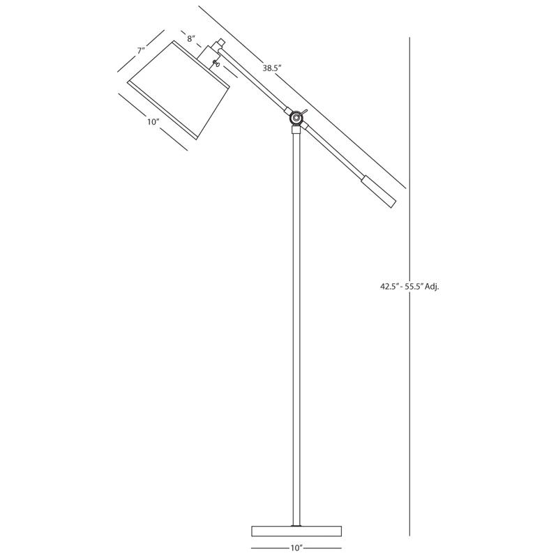 Robert Abbey Real Simple 42.5'' Task Floor Lamp