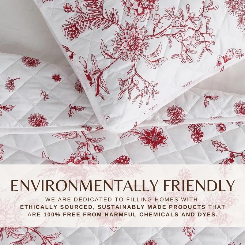FreshFolds Vibrant & Cheerful Christmas Quilt Set
