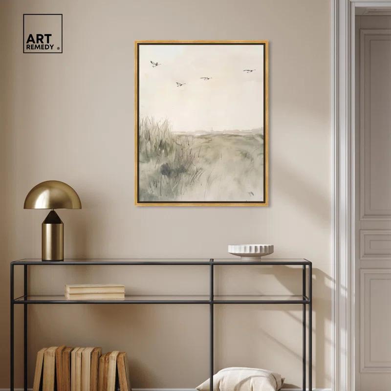 Art Remedy Gaviotas Canvas Boho Minimalist Abstract Wall Art by Art Remedy