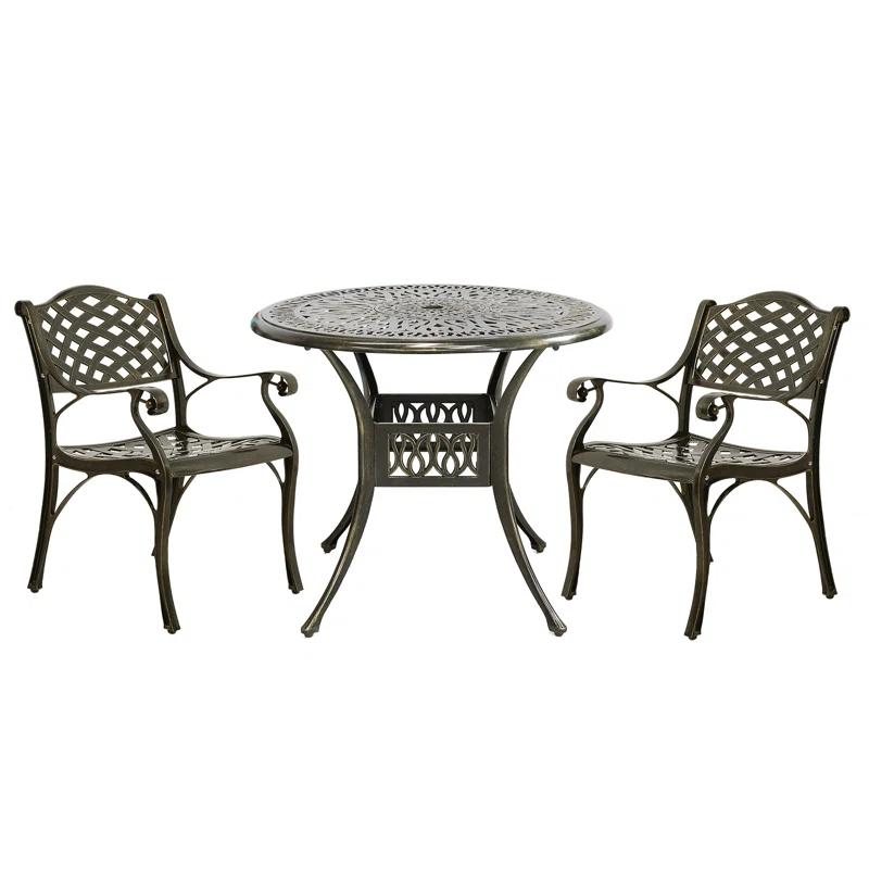 2 - Person Round Outdoor Dining Set