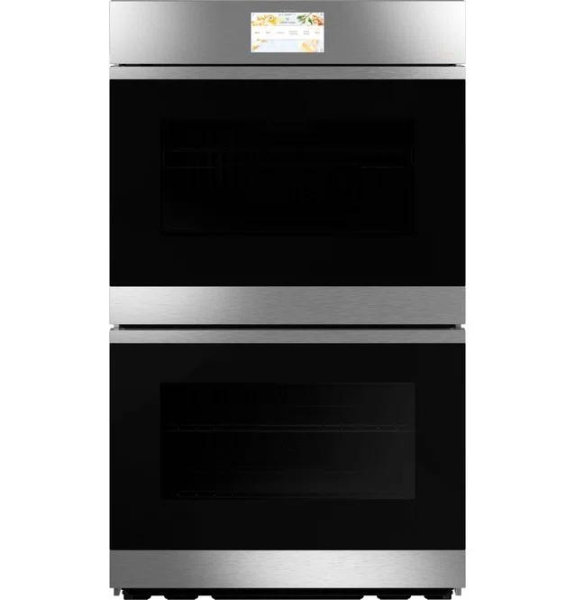 Café Minimal Series 30" 10 cu. ft Self-Cleaning Convection Electric Double Wall Oven CTD90DM2NS5