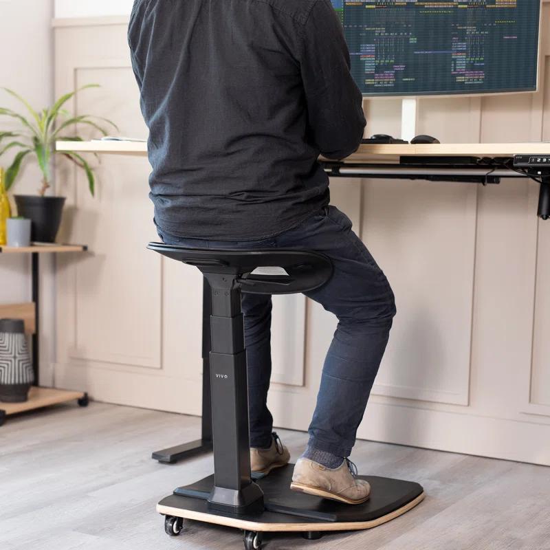 Vivo VIVO Ergonomic Leaning Chair with Anti-Fatigue Mat