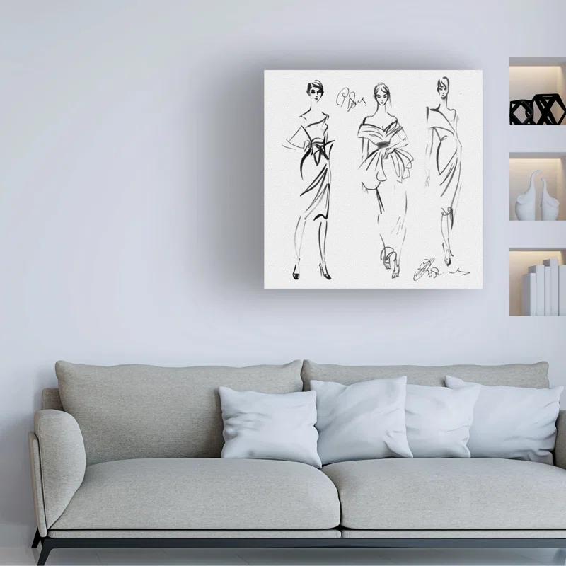 Red Barrel Studio® " Fashion Sketch 8 " by Natalia Rudzina