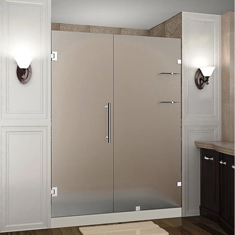 Aston Nautis GS Hinged Frameless Shower Door SDR990F-CH-64-10