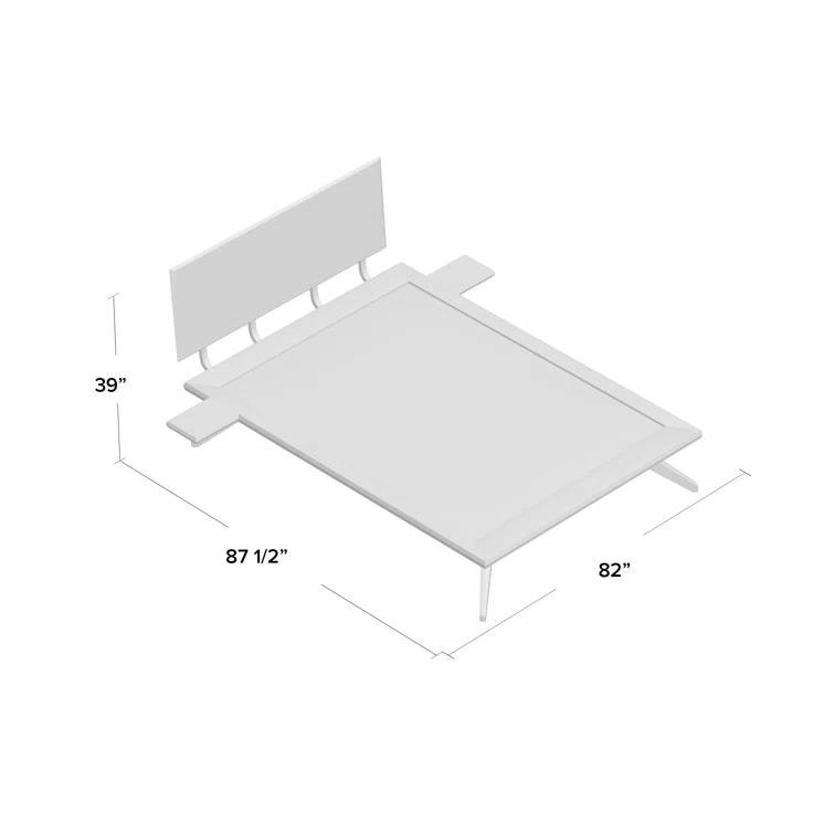 Astrid Solid Wood Platform Bed