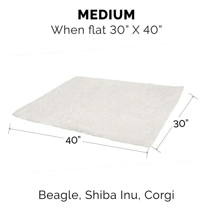 FurHaven Snuggly & Warm Soft-Edge Warming Waterproof Blanket