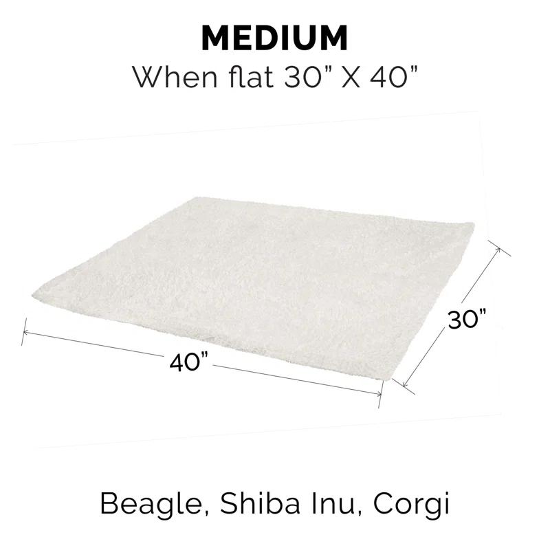 FurHaven Snuggly & Warm Soft-Edge Warming Waterproof Blanket