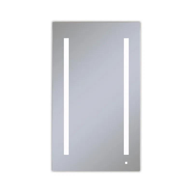 Robern AC2440D4P1L AiO Recessed Frameless Medicine Cabinet with 6 Adjustable Shelves and LED Lighting