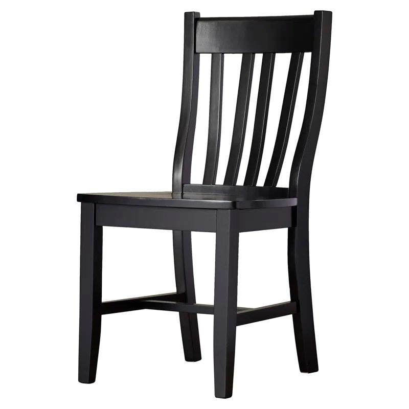 August Grove® Toby 18.5'' H Solid Wood Side Chair (Set of 2)