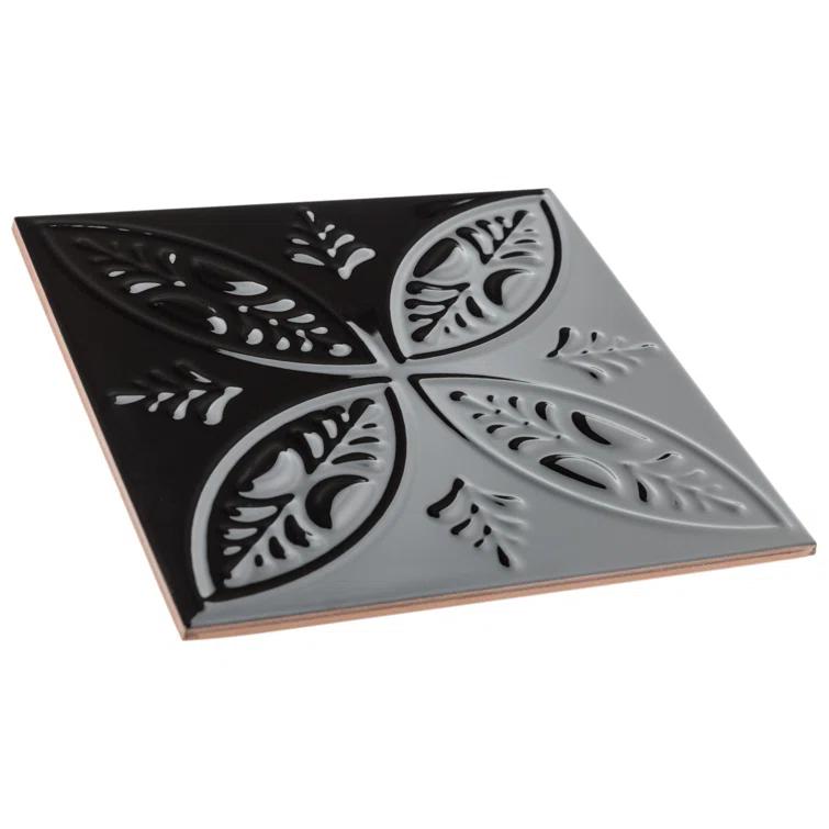 Merola Tile Trend 8" x 8" Ceramic Patterned Wall Tile