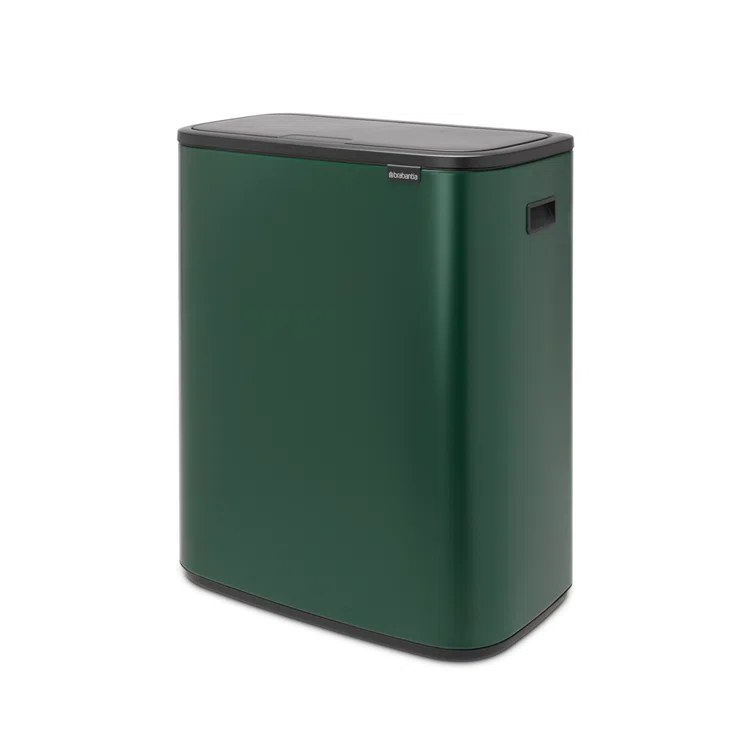 Brabantia Bo Touch Top Trash Can, 16 Gallon
