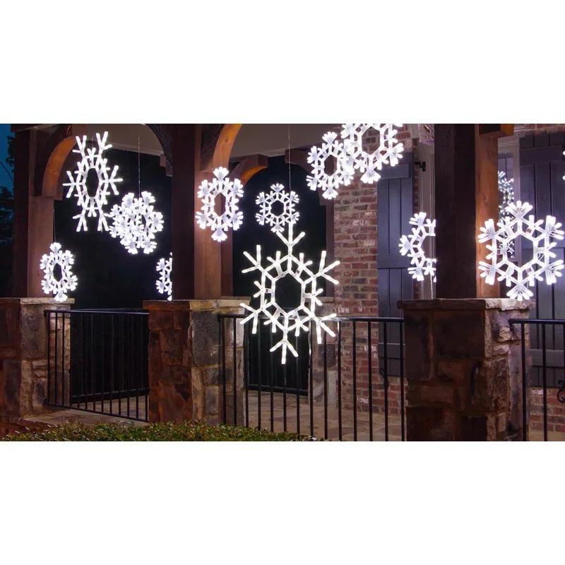 The Holiday Aisle® LED Folding Snowflake