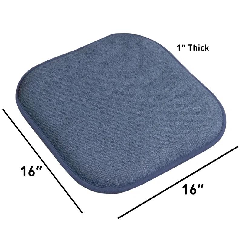 Sweet Home Collection Outdoor 1'' Dining Chair Cushion/Barstool Cushion Chair Pad