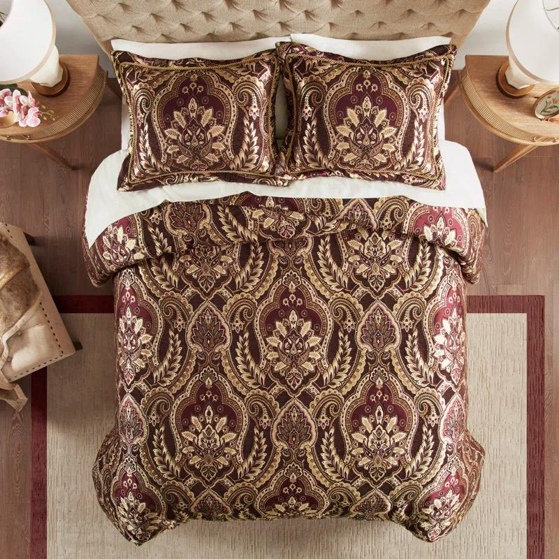 Croscill Croscill Julius 4 Piece Chenille Jacquard Comforter Set