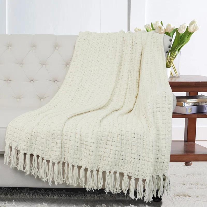 Home Soft Things Space Yarn Throw Blanket