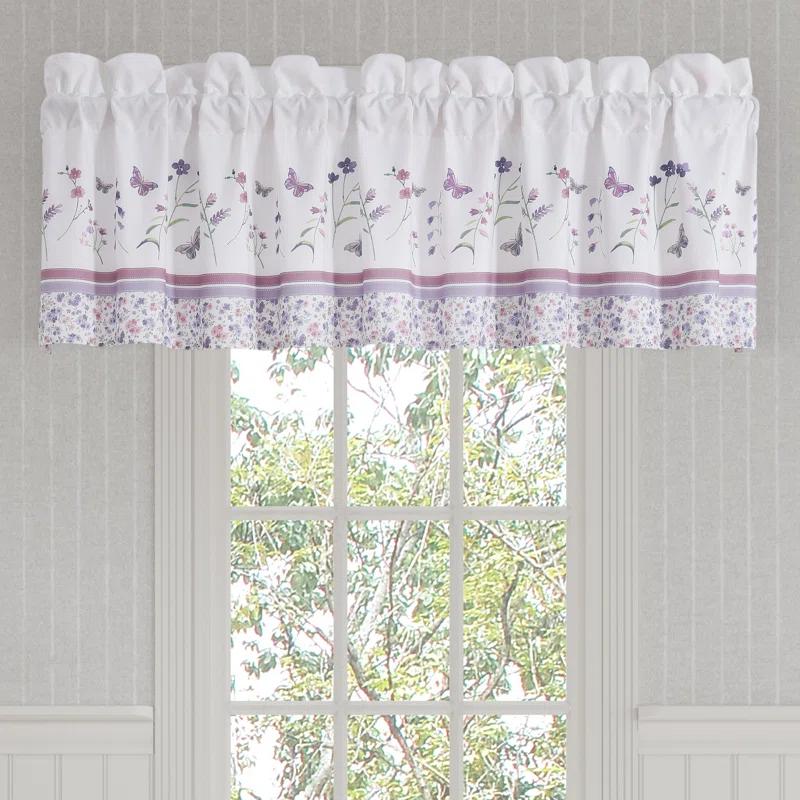 Nola Window Straight Valance Lilac