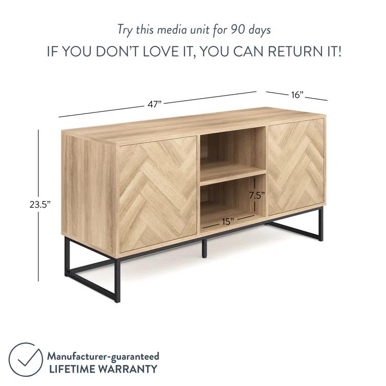Nathan James TV Stand for TVs up to 50" & Reviews | Wayfair