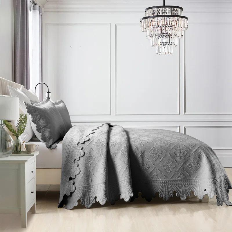 MarCielo Tkembroidery Cotton Abstract Quilt Set