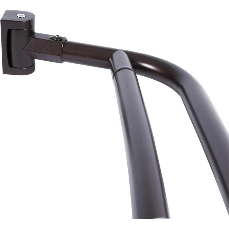 Utility-Sink 70'' Curved Fixed Shower Curtain Rod