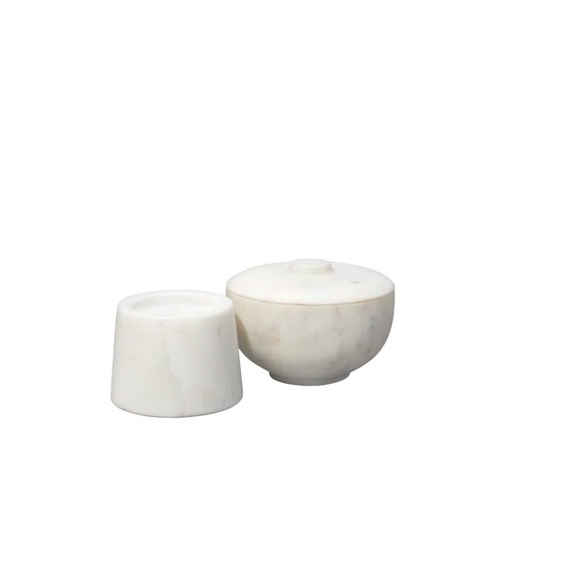 Odesky Lidded Bowl - White / Small