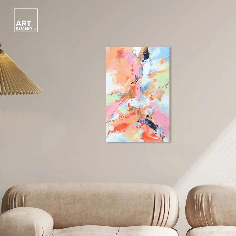 Art Remedy Colorful Fog Boho Abstract Wall Art by Art Remedy