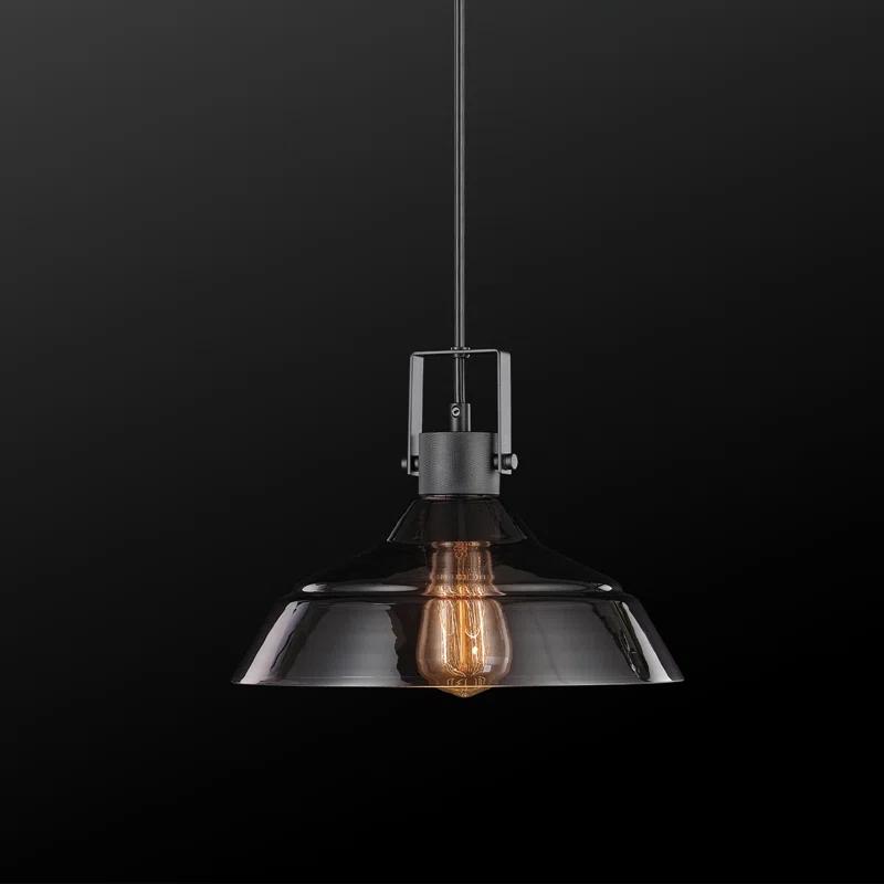 Globe Electric Company Sutton 1 - Light Matte Black Single Pendant
