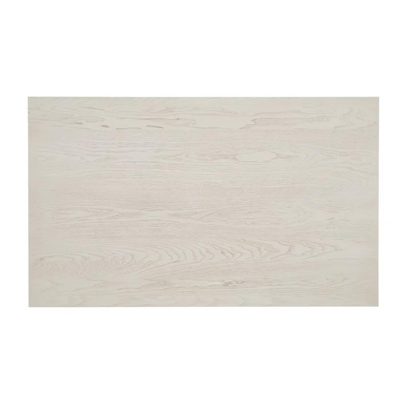 Io 60" Two Tone Solid Wood Farmhouse Dining Table