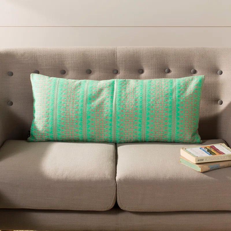 Safavieh Priya Embroidered Linen Reversible Throw Pillow
