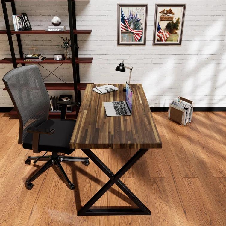 CONSDAN CONSDAN Butcher Block Counter Top, Solid Walnut Hardwood Countertop, Prefinished with Food-Safe Oil