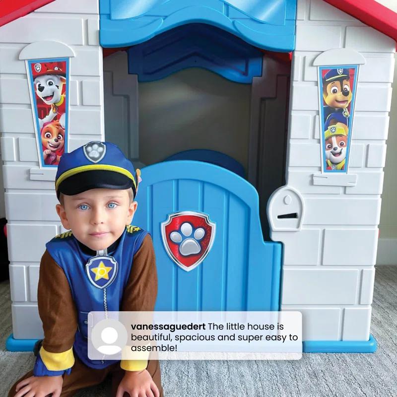 Delta Children Nick Jr. PAW Patrol Plastic Indoor/Outdoor Playhouse With Easy Assembly By Delta Children, Blue