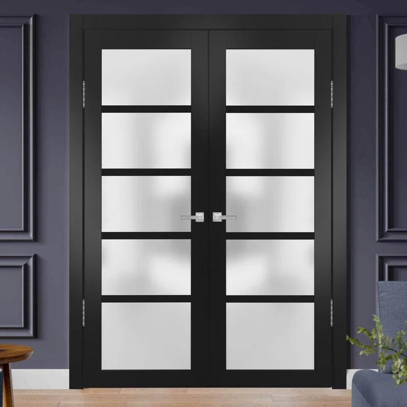 SARTODOORS Quadro Frosted Glass French Doors