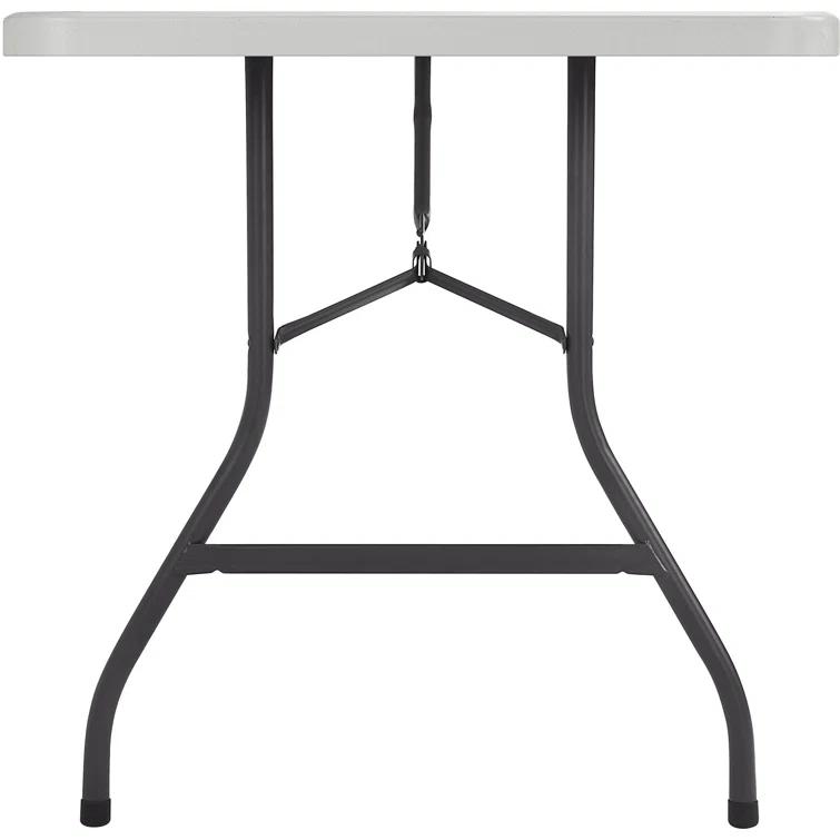 Lorell Ultra-Lite Folding Table - Powder Coated Base X 96" Table Top Width X 30" Table Top Depth - 29.25" Height - Platinum, Gray | Wayfair