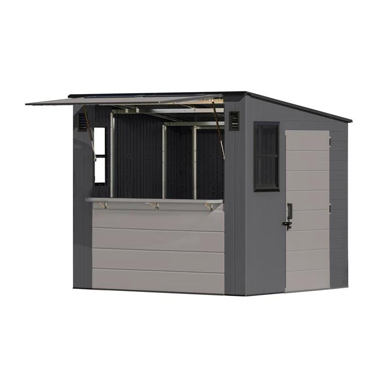 Suncast 8 ft. x 7 ft. Cabana Entertainment Shed