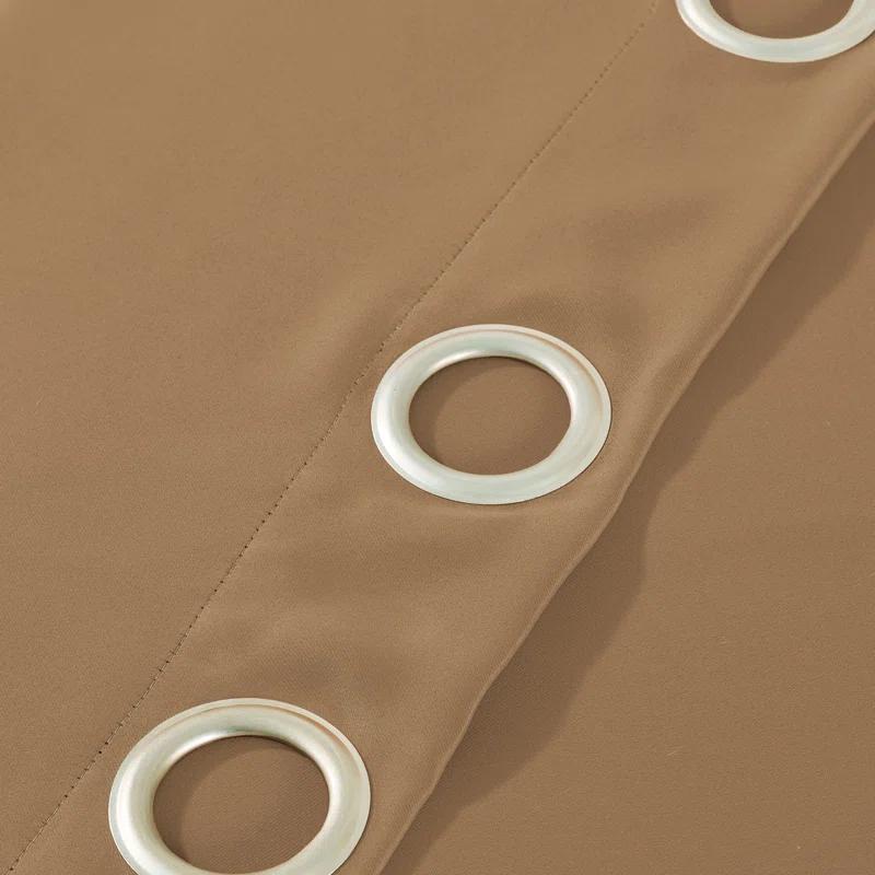 Home Soft Things Solid Blackout Curtain Panel (Set of 2)