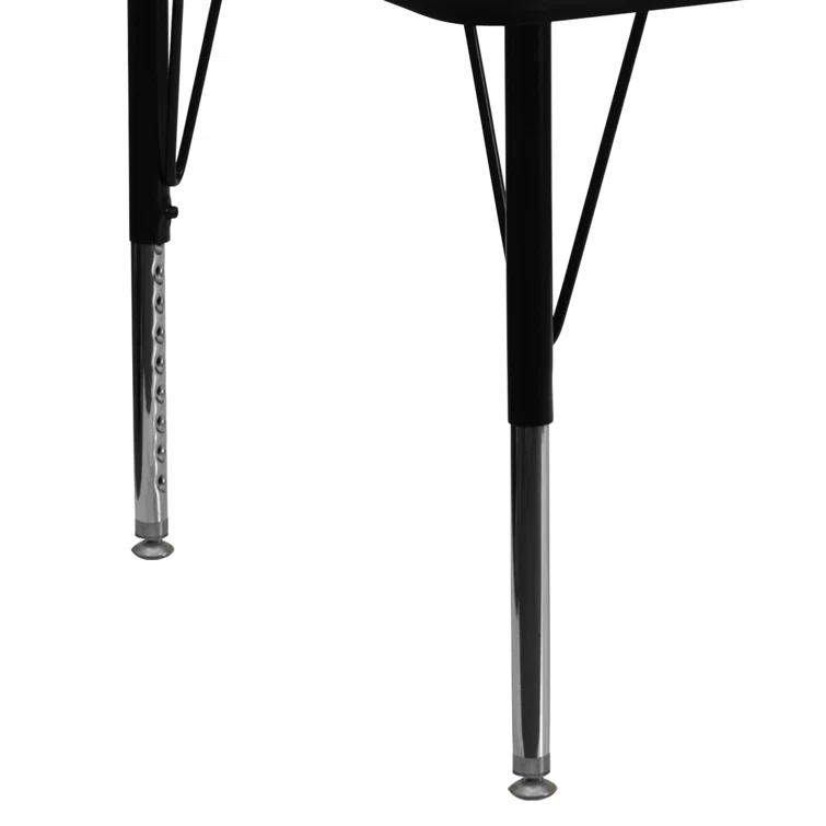 Goddard 24''W x 48''L Rectangular HP Laminate Activity Table - Adjustable Legs