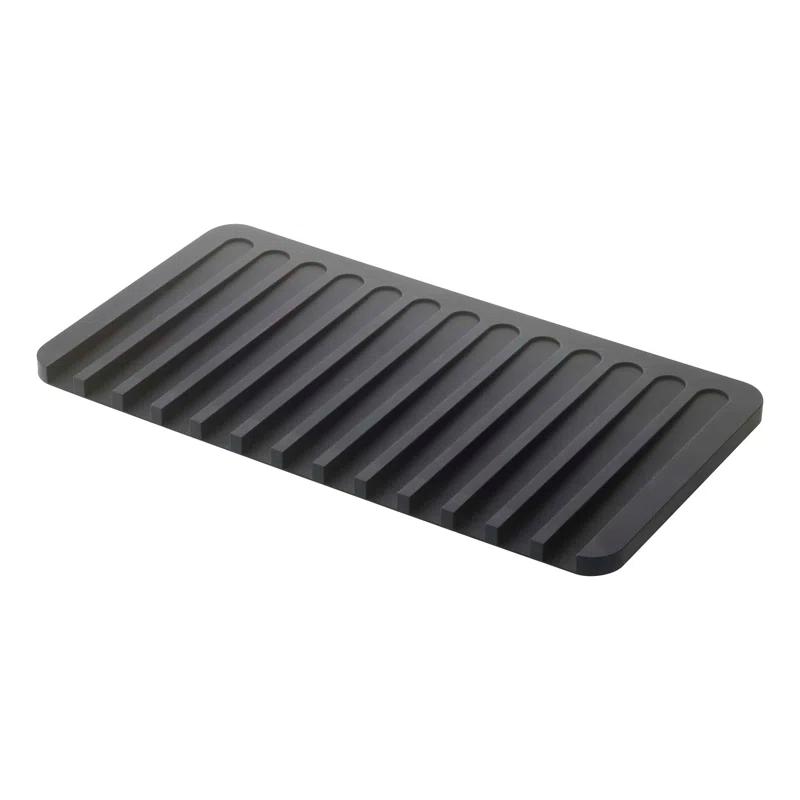 Yamazaki Home Self Draining Tray - Drying Board, Dish Drainer Mat, Silicone