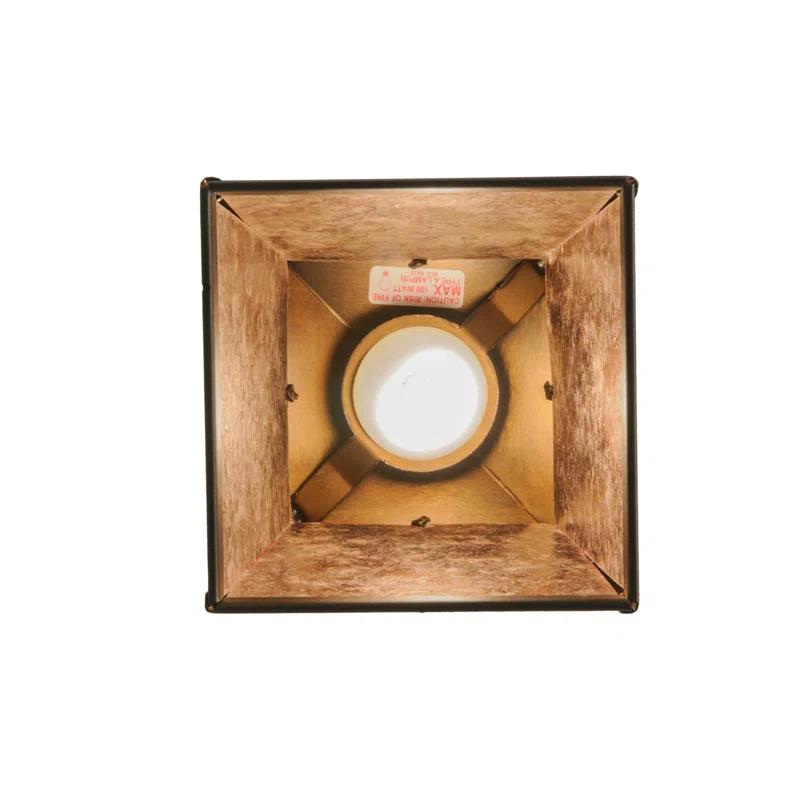 Meyda Lighting 1 - Light Antique Copper Lantern Pendant