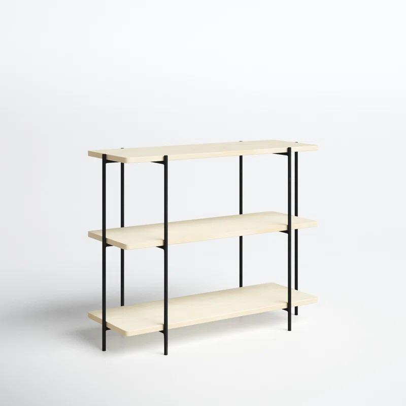 Wood And Metal Console Table