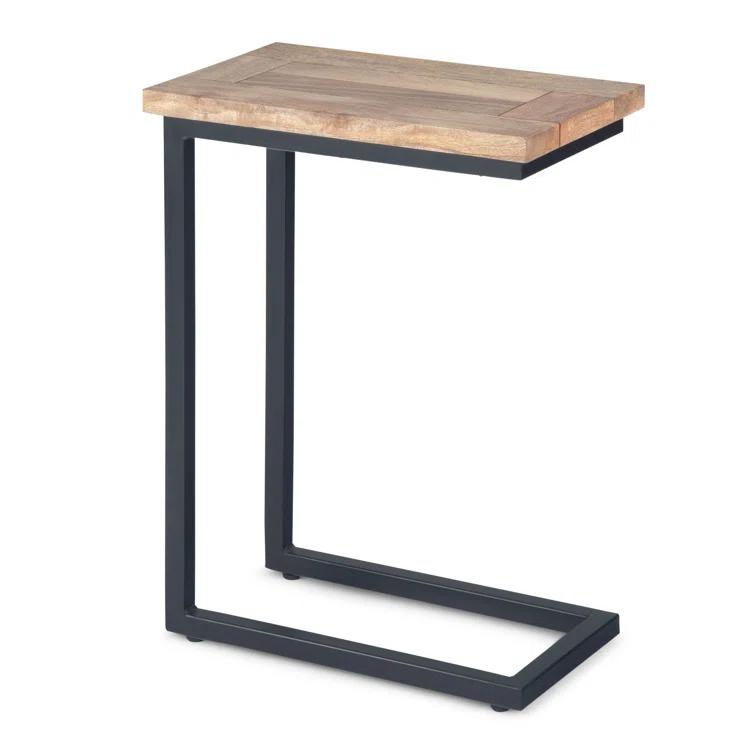 Simpli Home Skyler Solid Mango Wood C Side Table & Reviews | Wayfair