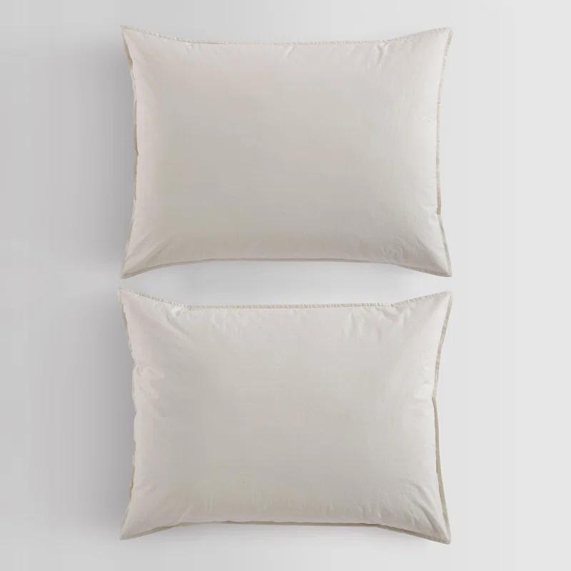 Calvin Klein Calvin Klein Washed Percale Cotton Solid Comforter Set