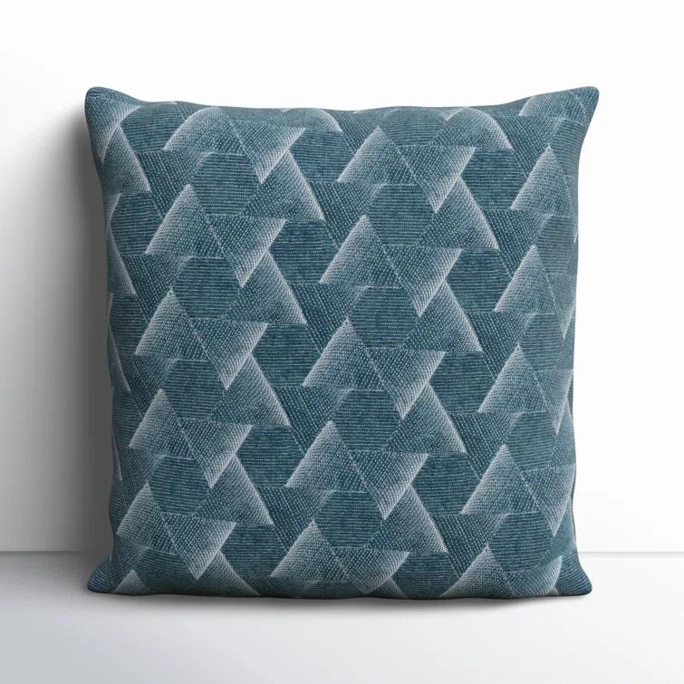 Gretchen Geometric Cotton Throw Pillow